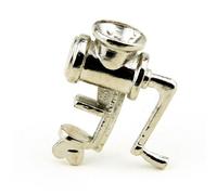 MyTinyWorld Dolls House Miniature Silver Metal One Piece Meat Grinder
