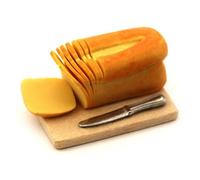 MyTinyWorld Dolls House Miniature Sliced Split Tin Loaf