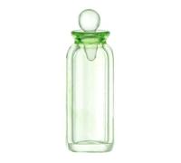 MyTinyWorld Dolls House Miniature Small Green Glass Apothecary Bottle
