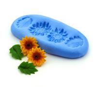 MyTinyWorld Dolls House Miniature Sunflower and Leaves Silicone Mould