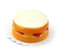 MyTinyWorld Dolls House Miniature White Iced Victoria Sponge Cake