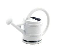 MyTinyWorld Dolls House Miniature White Metal Garden Watering Can