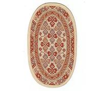 MyTinyWorld Dolls House Small Oval Tudor/Medieval Rug (TUNSO02)