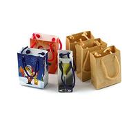 MyTinyWorld [DUP Dolls house Miniature Set Of 6 Assorted Handmade Paper Bags