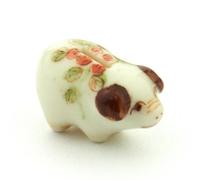 MyTinyWorld Hand Made Dolls House Miniature Ceramic Piggy Bank