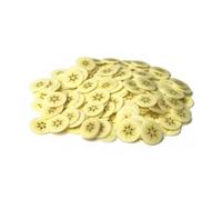 MyTinyWorld Handmade Banana Nail Art Slices, 100 Pieces