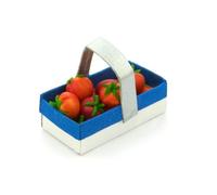 MyTinyWorld Handmade Dolls House Miniature Punnet With 10 Tomatoes