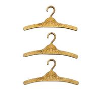 MyTinyWorld Miniature Coat Hangers Style 2, Set of 3, 1:12 Scale, Dollhouse Accessory