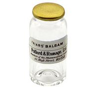 MyTinyWorld Miniature Friars Balsam Glass Apothecary Bulk Jar