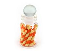 MyTinyWorld Miniature Handmade Candy Sticks In A Glass Jar