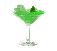 MyTinyWorld Miniature Pravda Mintini Cocktail in A Martini Glass