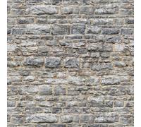 MyTinyWorld Pack of 5 Dolls House Grey Stone Wall Pattern Cladding Sheets