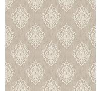 MyTinyWorld Pack of 5 Dolls House Pale Cocoa Floral Diamond Wallpaper Sheets