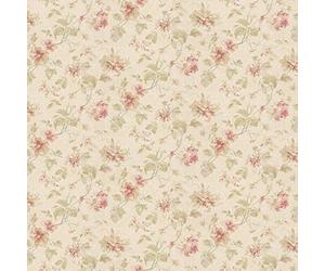 MyTinyWorld Pack of 5 Dolls House Pale Red Mixed Flower Design Wallpaper Sheets