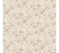MyTinyWorld Pack of 5 Dolls House Pale Violet Mixed Flower Design Wallpaper Sheets