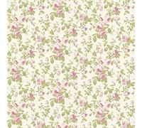 MyTinyWorld Pack of 5 Dolls House Pink Vintage Trailing Rose Wallpaper Sheets