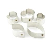 MyTinyWorld Set of 5 Metal Sweetpea Sugar Craft Cutters