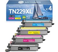 MYTONER Compatible Toner Cartridge Replacement for Brother TN229XL TN229 XL Toner Cartridges for MFC-L3720CDW MFC-L3780CDW HL-L3280CDW HL-L3220CDW HL-L3300CDW Printer (4 Pack TN-229XLBK/C/M/Y)