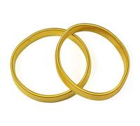 Mytoptrendz® 1 Pair Gold Tone Stretchy Bracelet Shirt Armbands Sleeve Holders Sleeve Garters