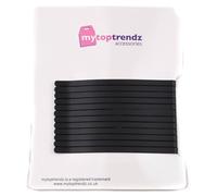 Mytoptrendz® 12 Pcs Extra Long Jumbo Bobby Pins Hair Clip Grip for Women Girls Thick Hair and Puff Styling Accessories (Black Matte -80mm)