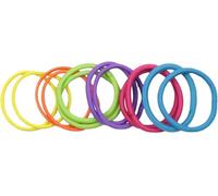 Mytoptrendz®- 12 pcs Set - Snag Free Thin Elastic Hairbands Hair Ties 2mm 3mm and 4mm for Girls Accssories Ponytail Holdres Hair Bands 4 cm Medium Hold Hair Bobbles (Assorted Neon Mix)