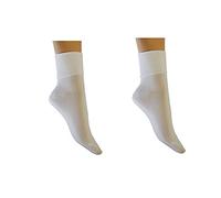 Mytoptrendz® -2 PAIR White Dance Socks For Children's Boys Girls Ballet Tap Jazz Modern Gymnastics (White, 6-8½- Child- 2 PAIR)