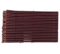 Mytoptrendz® 20 Pcs 6cm long Bobby Pins Straight Flat Metal Hair Grip Slides Hairclips For Women Girs Hair Styling Accessories (Brown)