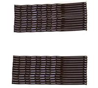 Mytoptrendz® 24 pcs Long Wavy Kirby Grips Hair Bobby Pins Girls Women Styling Clips for Thick Hair (Dark Brown)