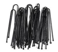 Mytoptrendz® 50 pcs 5cm 2 Inch Long Hair Pins Flat Straight Rubber Tip U Shape Bun Holder Bobby Pin Grips Hair Styling for Women and Girls