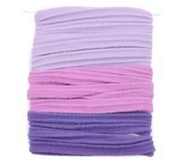 Mytoptrendz® 8 pcs Girls Soft Fabric Elastics Hair Bands Wide Thick Seamless Stretch Jersey Hair Loop Ponytail Holders Scrunchies Women Hair Accessories (Purple Assorted)