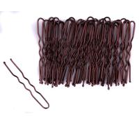 Mytoptrendz® 80 Pcs For Small Hair Pins Bun Pins Styling Bobby Hair Slides Grips Clips Women Girls Fine Hair (Brown- small)