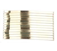 Mytoptrendz® Accessories Bobby Pins For Thick Hair Extra Long Metal Flat Curvy Hair Grip (Gold)