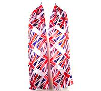 Mytoptrendz® British UK Union Jack Flag Patten Scarf Soft Lightweight Wrap Unisex Accessory (Multi Flag Union Jack)