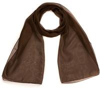 Mytoptrendz® - Chiffon Scarf Ladies Plain Soft Sheer Neck Wrap Soft Headwrap Girls Head Scarf Women's Scarves & Wraps (Dark brown)