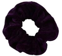 Mytoptrendz® Classic Plain Soft Large Velvet Scrunchie Hair Tie Ponytail Hair Elastic Hair Bands Bobble Hair Ties Accessories for Kids Girls Ladies (Dark Plum)