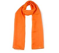 Mytoptrendz® - Classy Elegant Plain Chiffon Scarf Lightweight Soft Sheer Neck Wrap for Women (Orange)