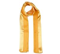Mytoptrendz® Elegant Plain Chiffon Scarf Satin Stripe Scarves Neck Wrap for Casual and Dress Classic Style (Yellow)