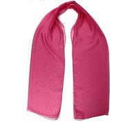 Mytoptrendz® Fuchsia Pink Scarf Womens Plain Chiffon Soft Wrap