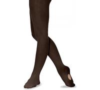 Mytoptrendz® Girls Dance Convertible Footed Tights Stretchy Soft Opaque Transition Footless Ballet Leggings(Age - 9-11 - Black)