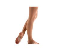 Mytoptrendz® Girls Opaque Stirrup Foot Dance Tights Soft Stretch Matte (Age 9-11, Tan)