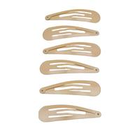 Mytoptrendz® Hair Snap Clips Large Blonde Slides Bendy Metal Barrette Bassic Accssories 2.75In Long Styling Accessories For Kids and Adults- 6 Pcs (7cm - Blonde)