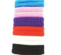 Mytoptrendz® Jersey Hair Ties Endless Hair Elastic Snag Free Thick Bobbles Ponyo's Hair Bands Ponytail Holders Accessories Set Of 12pcs (6 Assorted Colour)