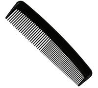 Mytoptrendz® - Ladies Girl's Anti- Static Large Comb Long Dual Teeth Dressing Styling Hair Table Comb Black