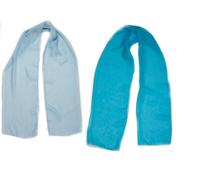 Mytoptrendz® Ladies Plain Chiffon Silk Scarf Women Premium Soft Lightweight Sheer Neck Wrap Womens Colour Scraves and Wrap (Light blue)