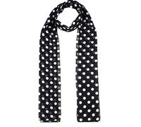Mytoptrendz® Ladies White Dot on Black Polka Dot Scarf