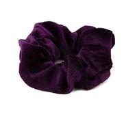 Mytoptrendz® Large Soft Velvet Scrunchie No Damage Thick Hair Ties Updo Bands Streless Ponytail Holder Snagfree Bobble For Women Girl Kids - Plum(Plum)