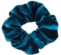 Mytoptrendz® Luxurious Premium Plain Lage Velvet Scrunchie hair Tie Thick Hair Ponytail Holder For Girls Women (Teal)