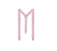 Mytoptrendz® Men Ladies Unisex Trouses Braces Pants uspenders Adjustable Y Shaped One size (Light pink- plain)