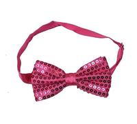 Mytoptrendz® Mens Bow Tie Sequin Dickie Pre-Tied Adjustable Bow Tie Unisex Bow Tie Sequins Accessories (Pink)