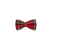 Mytoptrendz® Mens Classic Red Tartan Bow Tie Pre-Tied Adjustable